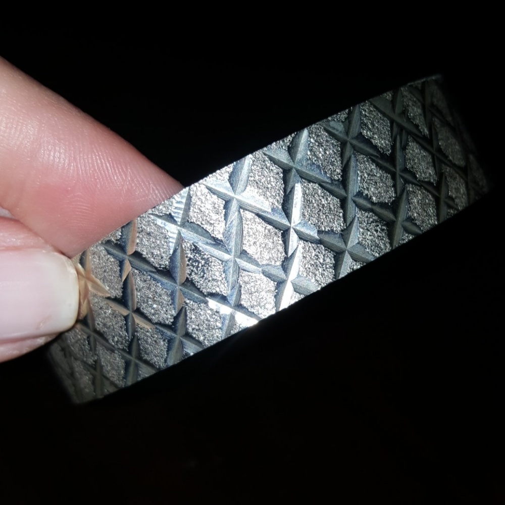 Vintage Antique solid silver Arabian bangle